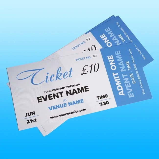 Ticket Printing Newton Abbot
